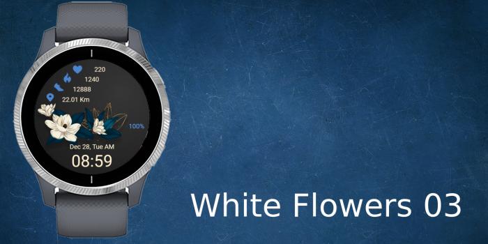 White Flowers 03 · Screenshot 0