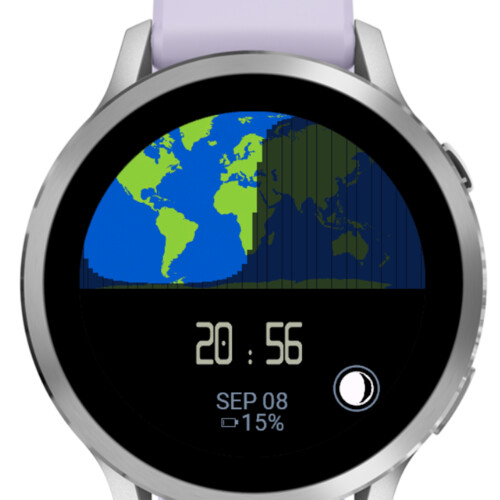 Lunar Base Clock · Screenshot 1