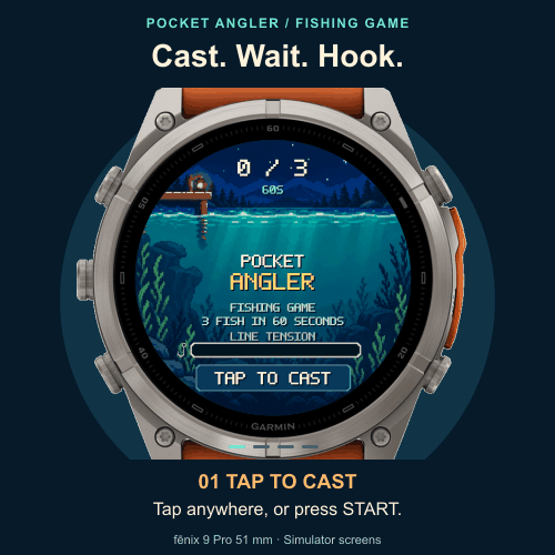 Pocket Angler: Fishing Game · Screenshot 0