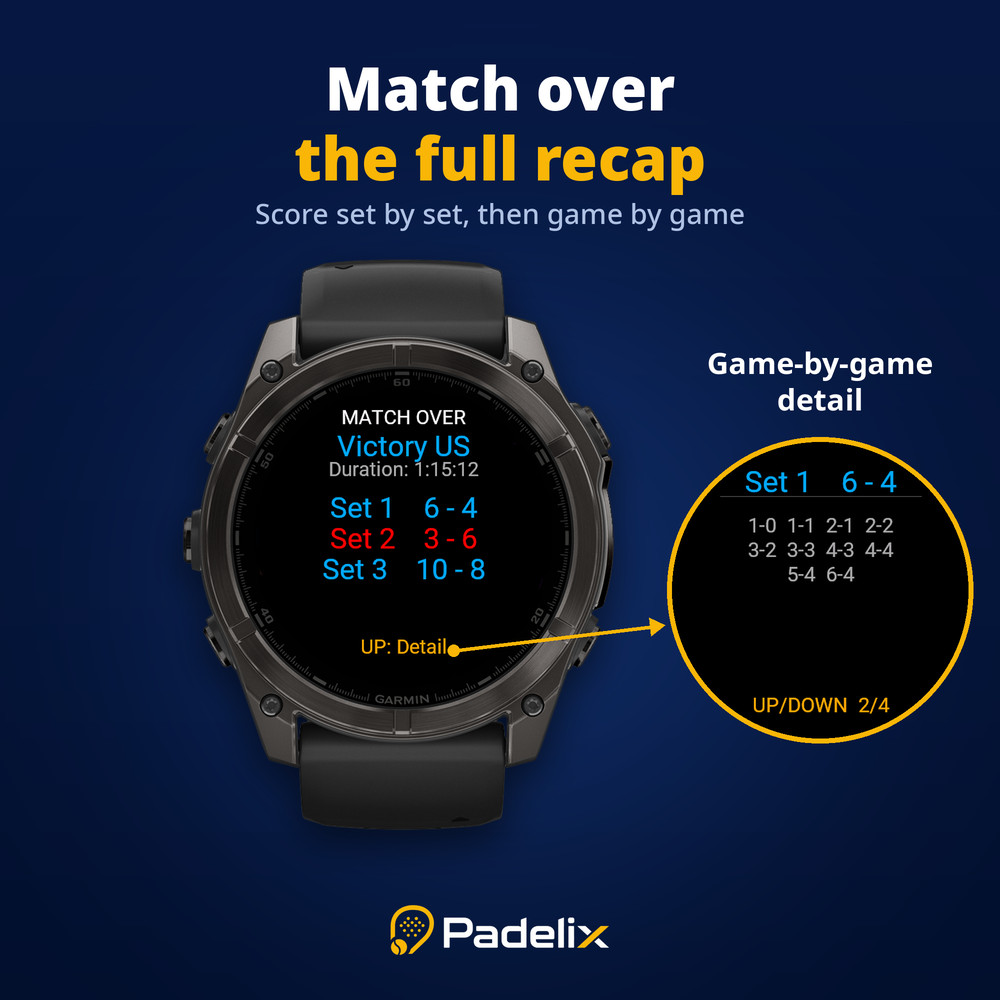 Padelix - Score & Chrono Padel · Screenshot 3