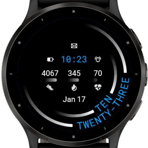 Neon Crown Watch Face · Screenshot 2