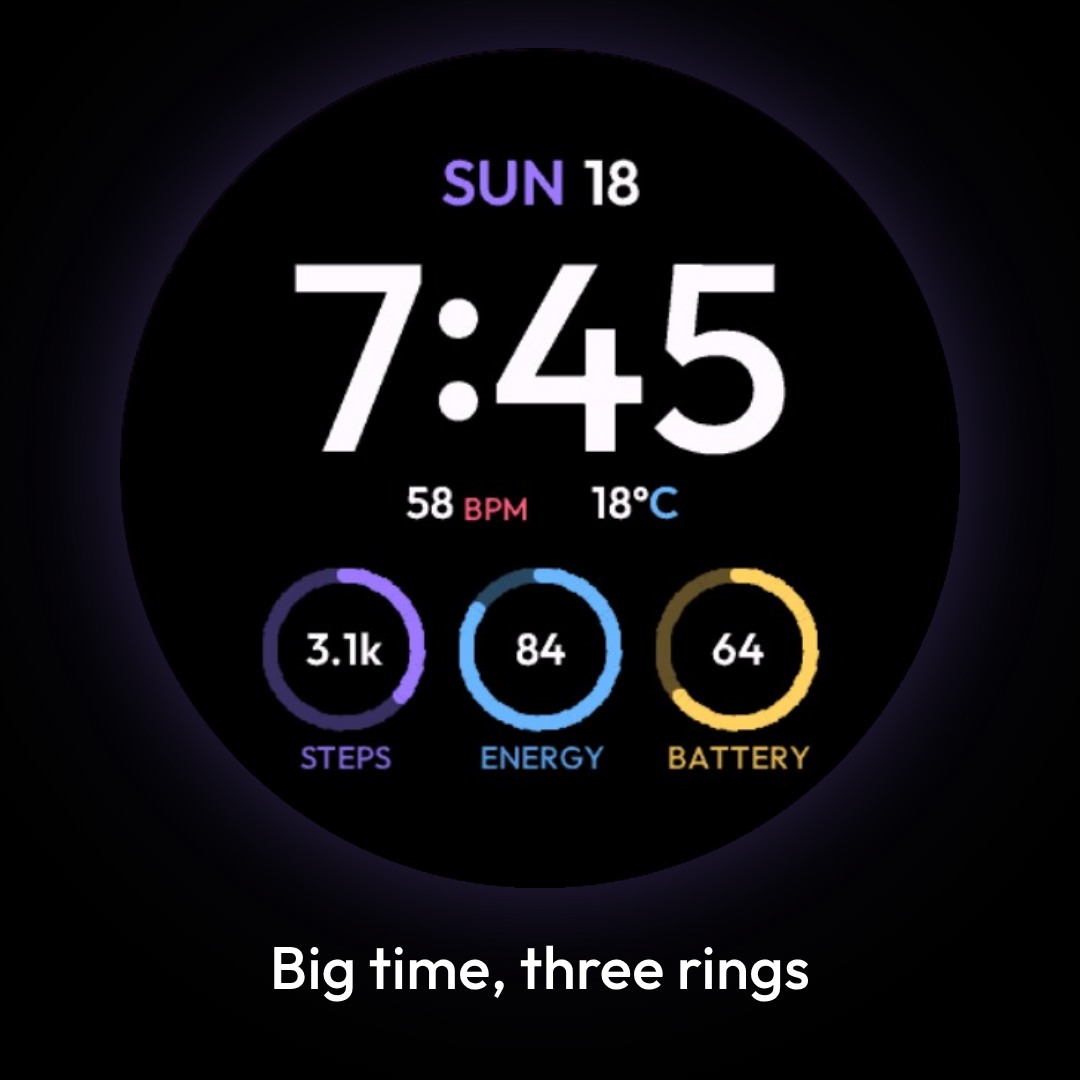 Clean Rings: Activity & Body Battery · Screenshot 0