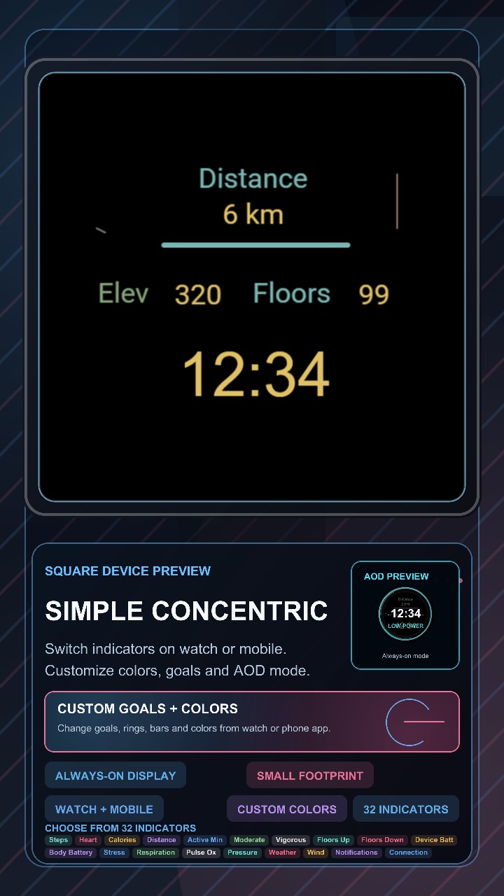 Simple concentric · Screenshot 3
