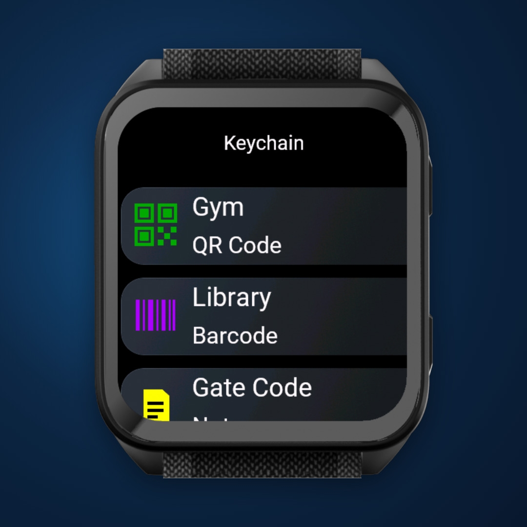 Keychain — 二维码、条形码与卡包 · Screenshot 1
