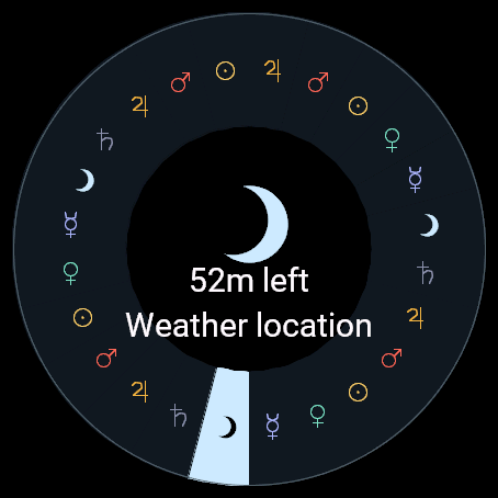 Ambient Time: Planetary Hours · Screenshot 0