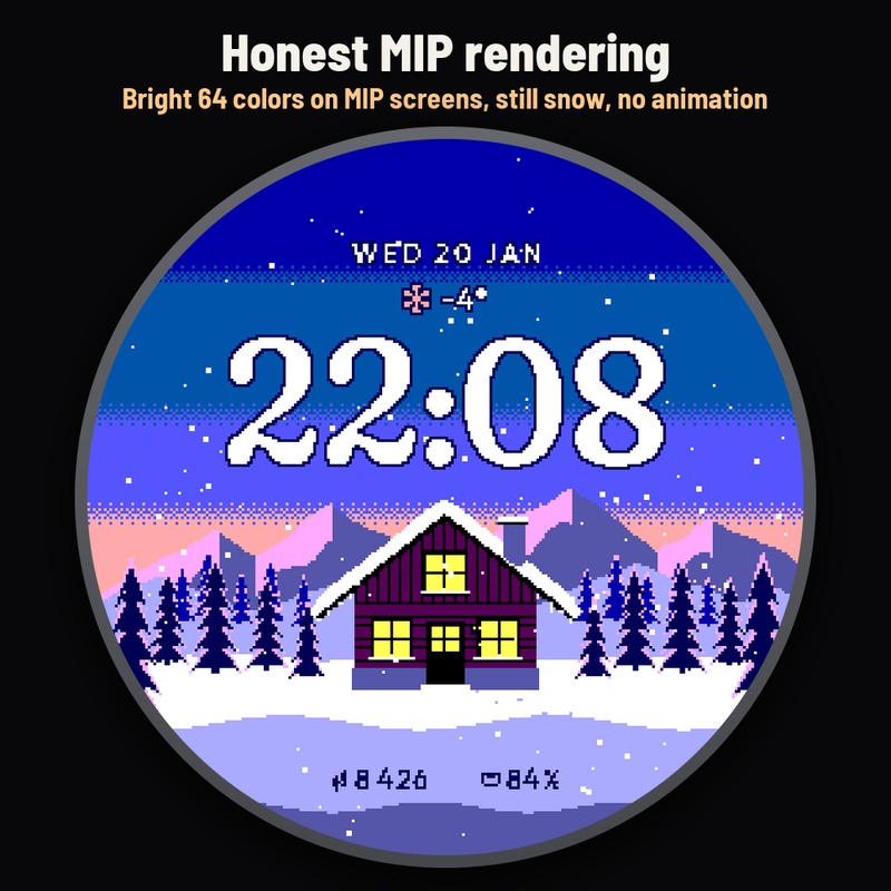 Astra Snowfall Pro – Geanimeerde hut in de winter · Schermafbeelding 4