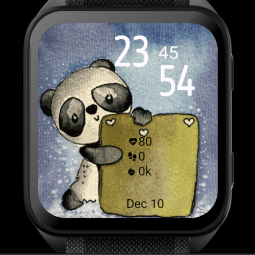 Cute panda watercolor · Screenshot 1