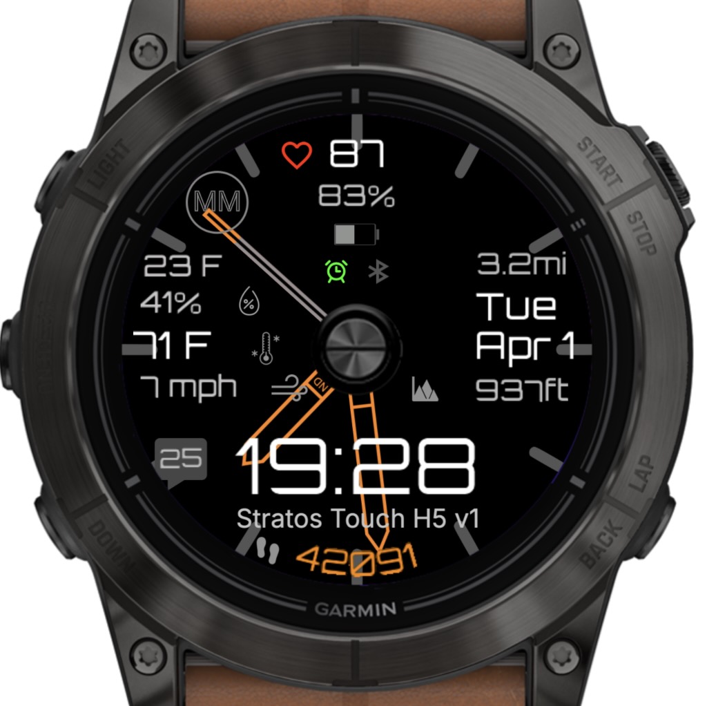 Stratos Touch H5 (Garmin Weather) · Screenshot 0