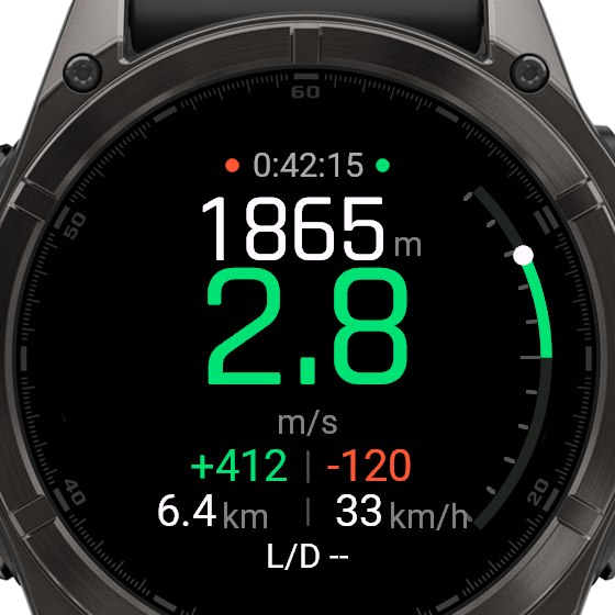 Paraglide Vario · Screenshot 0