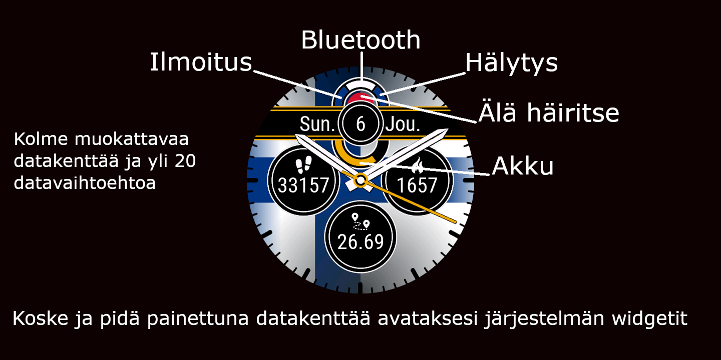 Sininen-valkoinen · Screenshot 0