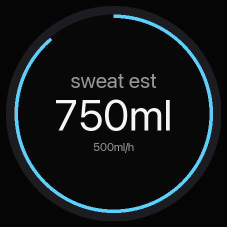 Sweat Loss Estimate - Fluid Field · Screenshot 0