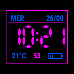 RetroTempLed – Temperature LED Watch · Screenshot 2
