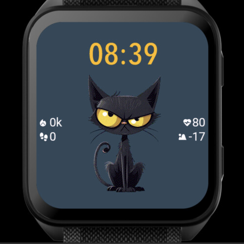 Grumpy Black Cat · Screenshot 0