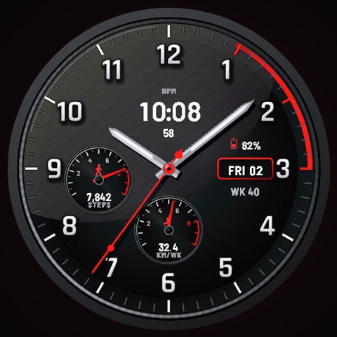 Turbo - Sport Racing Watch Face · Screenshot 0