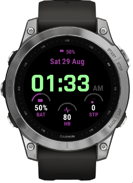 Data Face – Custom Stats Watch Face · Screenshot 1