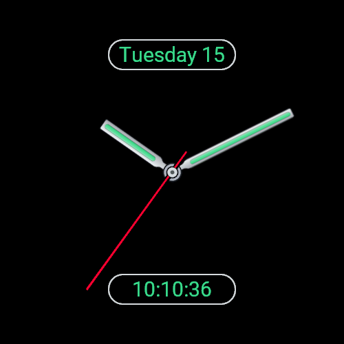AMOLED Lines - Minimal Color Vector - Emerald · Screenshot 1