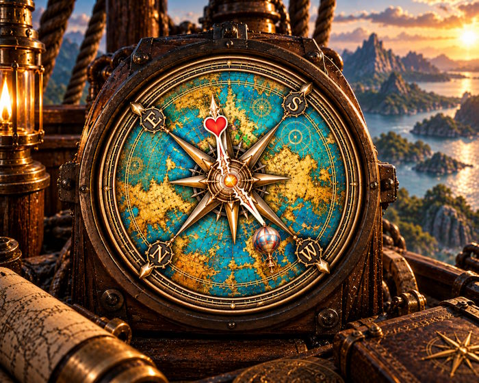 Quiet Relics: The Cartographers Compass · Screenshot 1