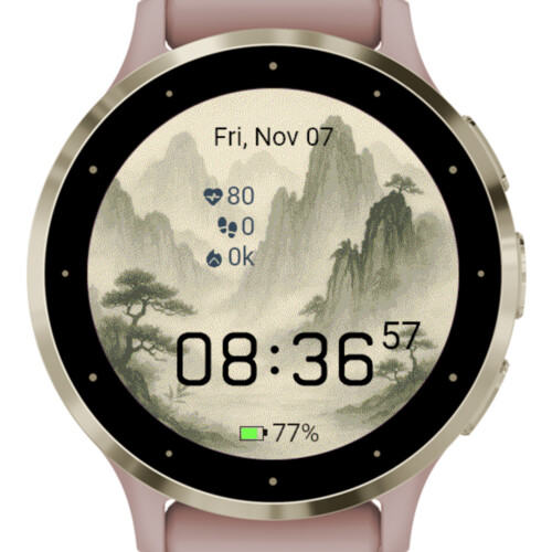 Misty Mountains – Tranquil Sumi-e Landscape · Screenshot 1