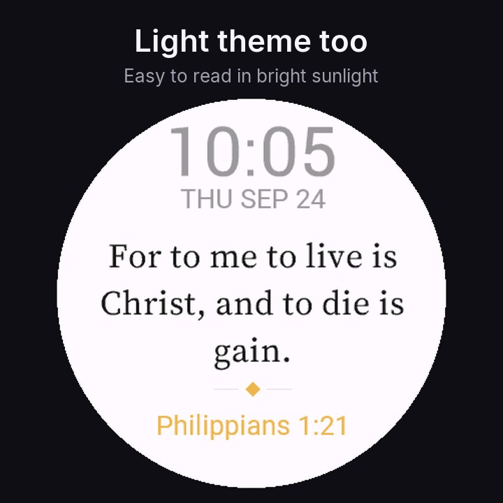 Daily Verse Watch Face - Bible Verse of the Day · Screenshot 2