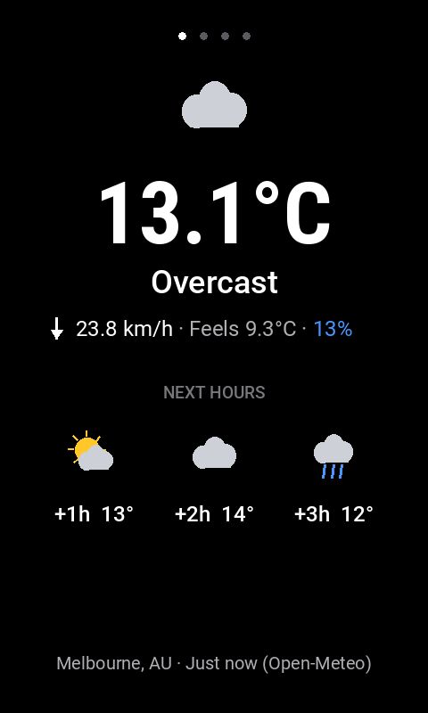 Hail Yeah - Pick Your Own Weather Forecast · Screenshot 1