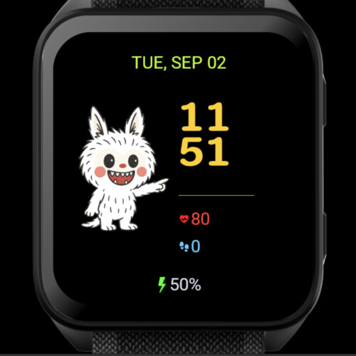Labubu White Furry Monster – Cute Cartoon · Screenshot 1