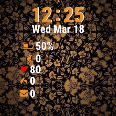Black Gold Floral 2