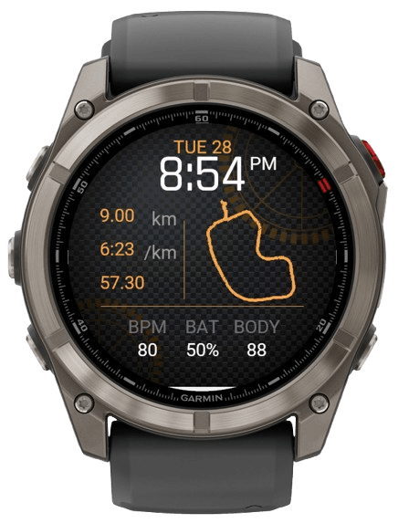 Premium Route Silhouette Watch Face · Screenshot 0