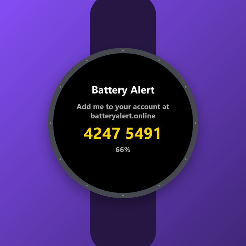 Battery Alert · Snímek obrazovky 1