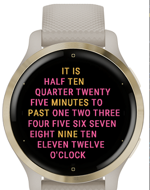 OUTSPOKEN watch face screenshot 5