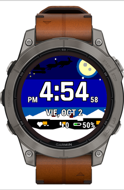 Santa's Sleigh - Christmas Watch Face · Screenshot 0