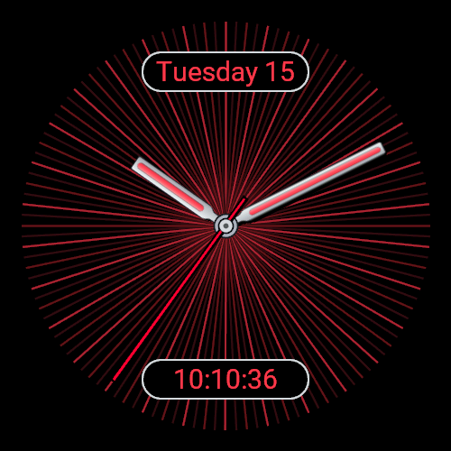 AMOLED Lines - Minimal Color Vector - Ruby · Screenshot 0