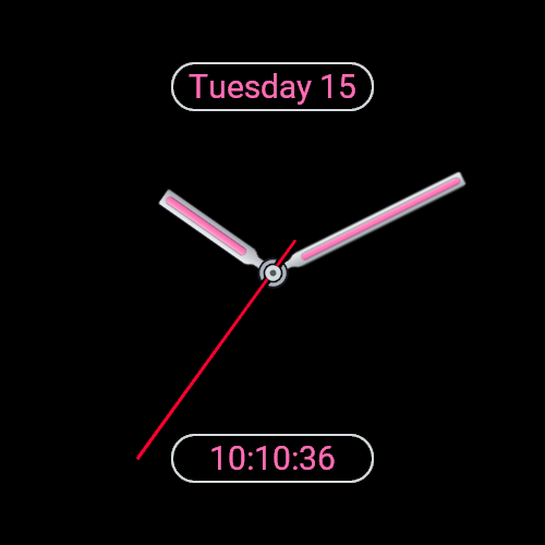 AMOLED Lines - Minimal Color Vector - Rose · Screenshot 1