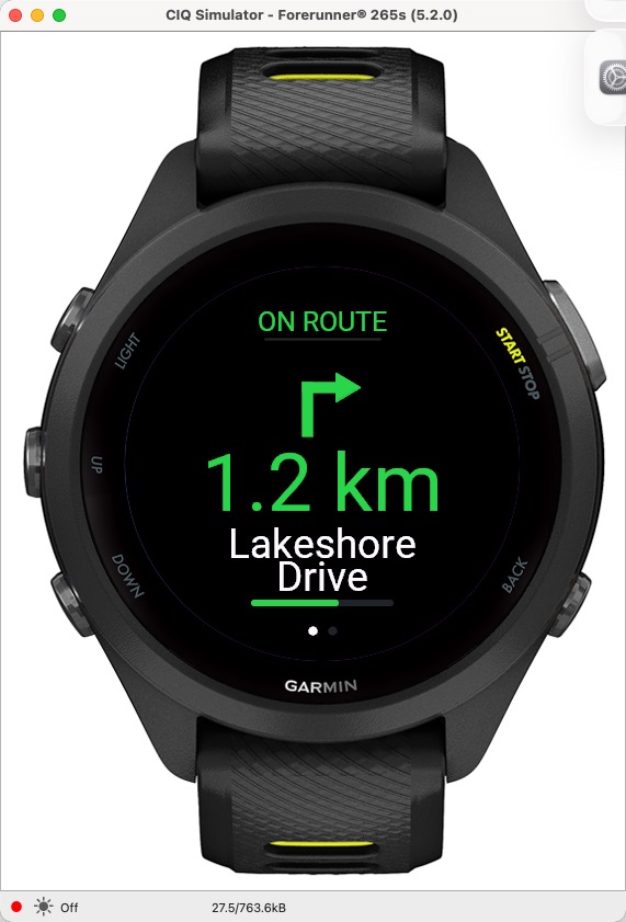 Run Routes Navigation · Screenshot 0