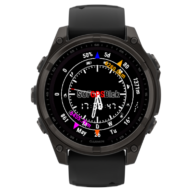 SOFBlck — Tactical-style analog watch app · Screenshot 0
