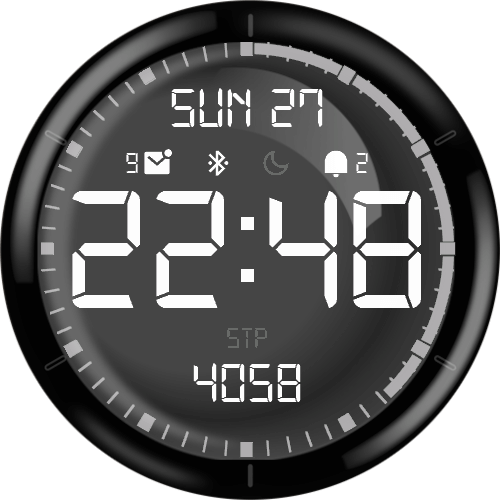Simple Large Digital No.3 Gen3 · Screenshot 0