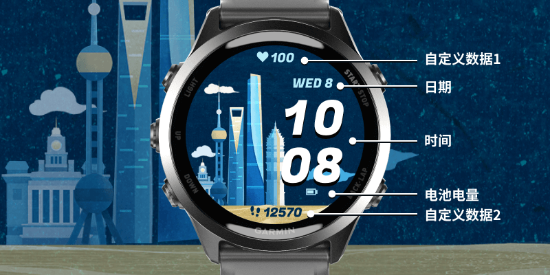 Garmin 上海限定城市表盘 · Screenshot 0