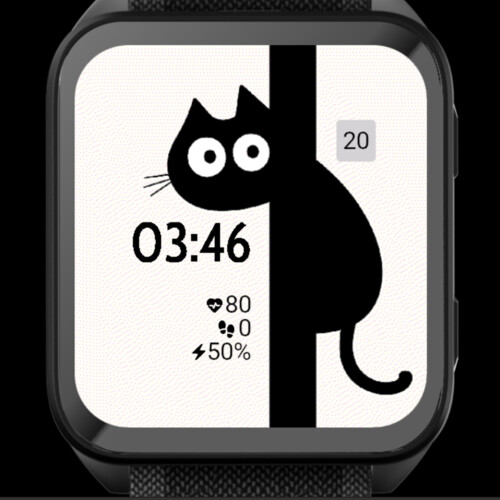 Peeky Cat Minimal 3