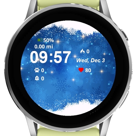 Blue Christmas Background · Screenshot 0