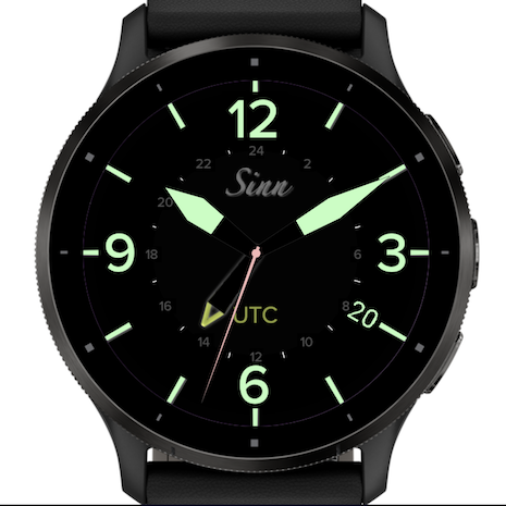 Sinn 856 UTC watchface (AOD, Lume) · Screenshot 1