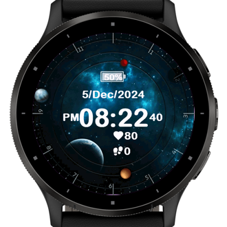 Space Clock · Screenshot 1
