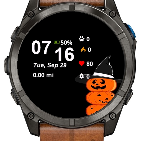 Black Background Three Pumpkins · Screenshot 1