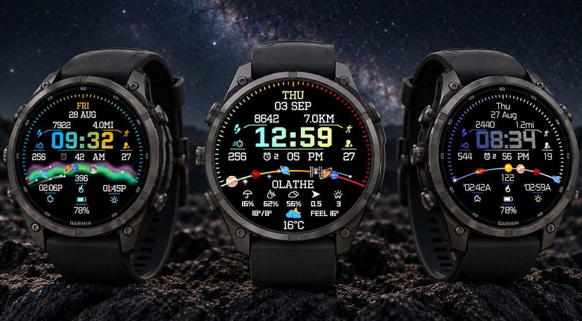 Firmament Garmin watch face preview
