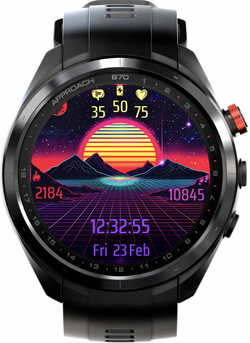 Vaporwave Sunset · Screenshot 3