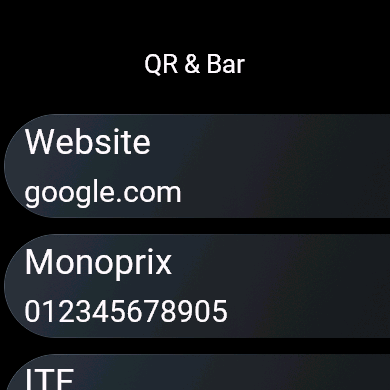 Qr&Bar · Screenshot 2