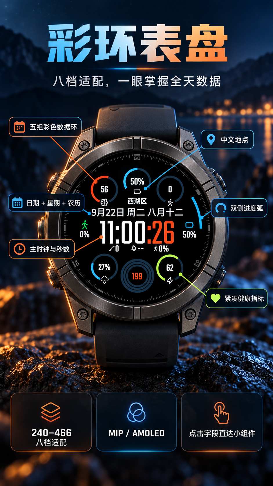 XA-彩环表盘 · Screenshot 1