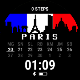 Paris Skyline — Two-Week Calendar · Screenshot 0