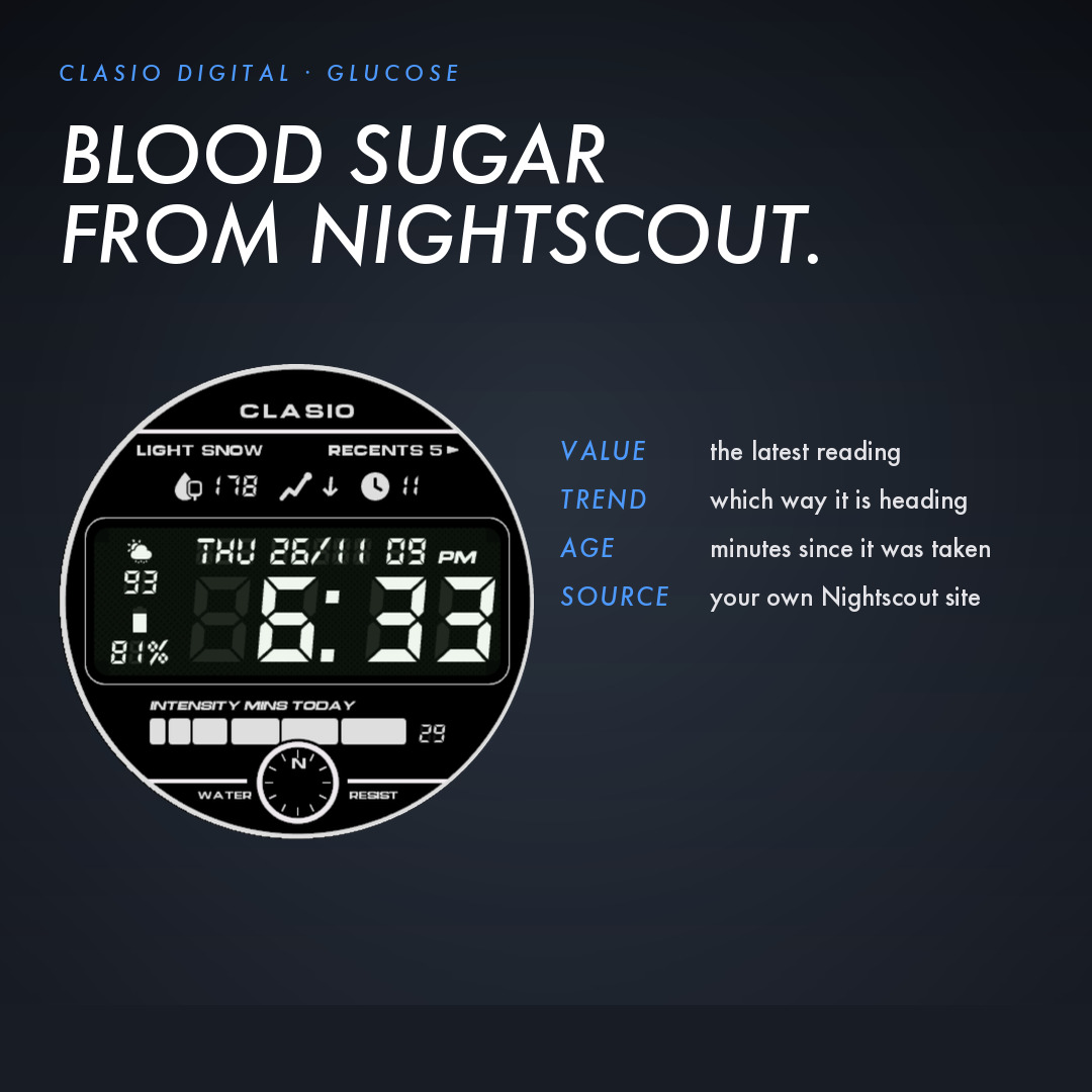 Clasio Digital - LCD Watch Face · Screenshot 2