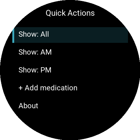 MedList: Med Tracker & Reminders on Wrist · Screenshot 2