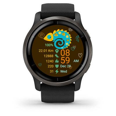 Chameleon watch face screenshot 3
