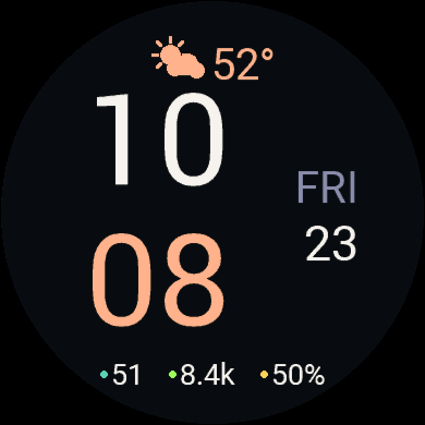 Edge - Clean Big Time & Weather · Screenshot 0